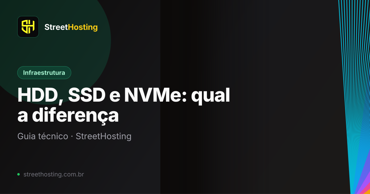 Diferença entre HDD, SSD e NVMe no armazenamento de servidores ...