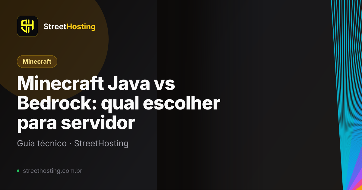 Minecraft Java vs Bedrock: qual escolher para servidor? | StreetHosting